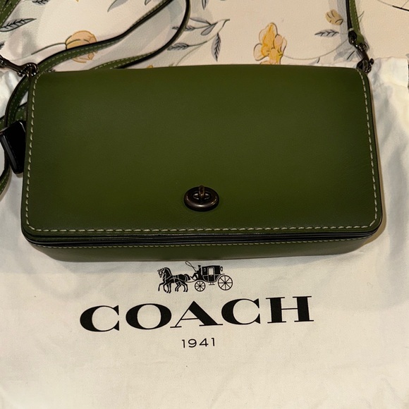 Coach Olive Green Crossbody Bag - Picture 1 of 7